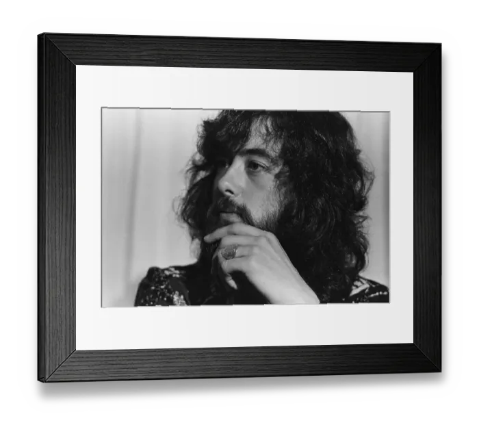 Framed Print : Jimmy Page Press Conference Framed Print : Jimmy Page Press Conference