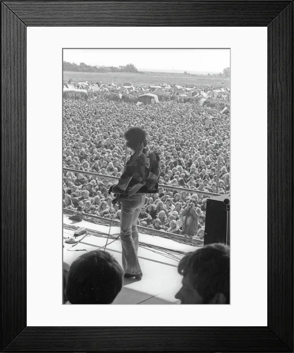 Framed Print : Jimi Hendrix Plays His Last Concert Framed Print : Jimi Hendrix Plays His Last Concert
