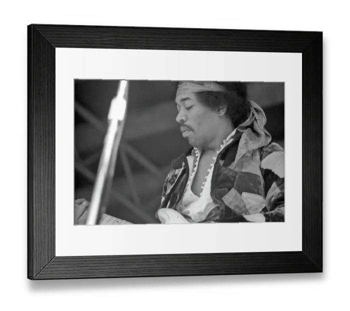 Framed Print : Jimi Plays His Last Concert Framed Print : Jimi Plays His Last Concert