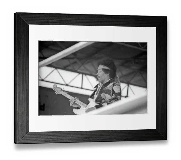 Framed Print : Jimi Plays His Last Concert Framed Print : Jimi Plays His Last Concert