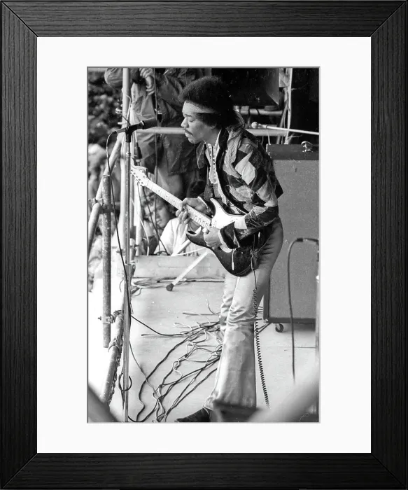 Framed Print : Jimi Hendrix Plays His Last Concert Framed Print : Jimi Hendrix Plays His Last Concert