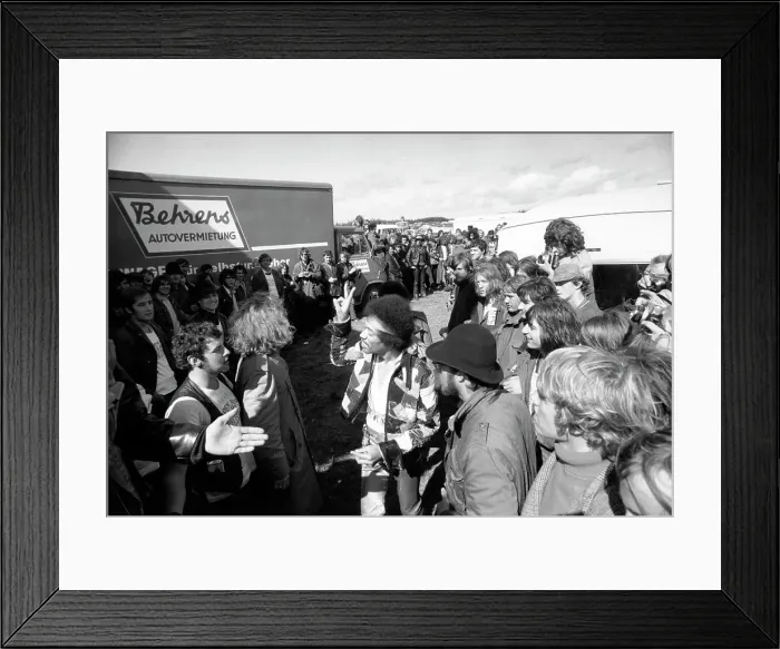 Framed Print : Jimi Hendrix's Last Concert Framed Print : Jimi Hendrix's Last Concert