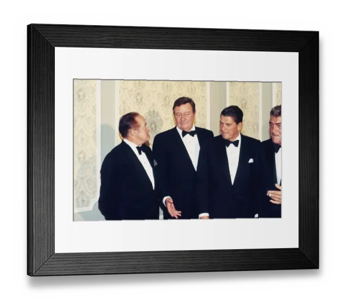 Framed Print : Celebrities Endorsing Ronald Reagan