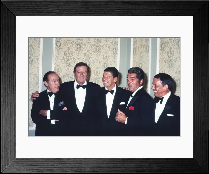 Framed Print : Celebrities Endorsing Ronald Reagan