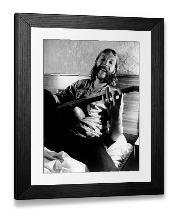 Framed Print : Duane Allman In South Carolina Framed Print : Duane Allman In South Carolina