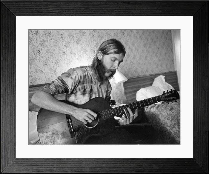 Framed Print : Duane Allman In South Carolina Framed Print : Duane Allman In South Carolina