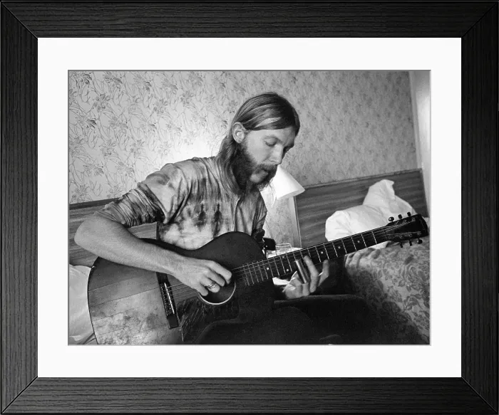 Framed Print : Duane Allman In South Carolina Framed Print : Duane Allman In South Carolina
