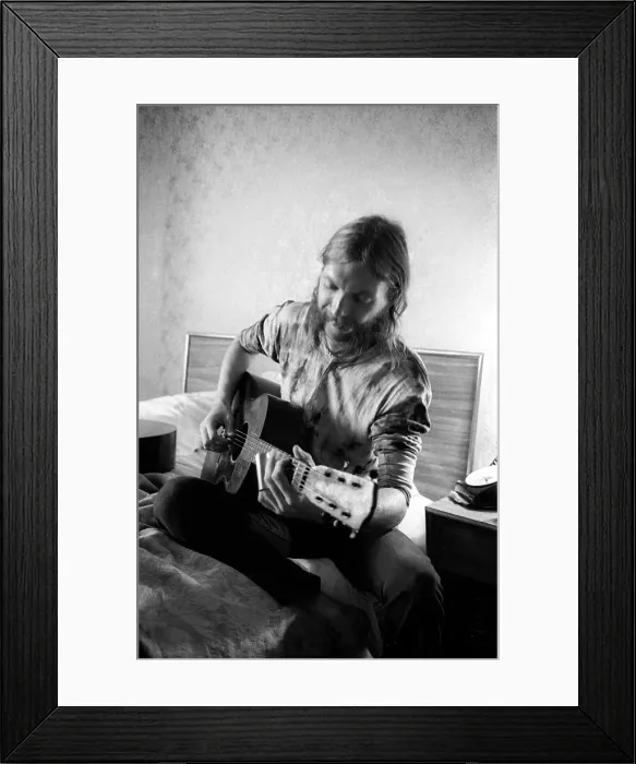 Framed Print : Duane Allman In South Carolina Framed Print : Duane Allman In South Carolina