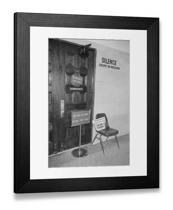 Framed Print : Manson Trial Framed Print : Manson Trial