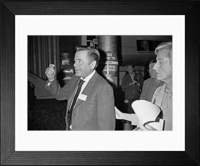 Framed Print : 1970 United States Senate Elections Rally Framed Print : 1970 United States Senate Elections Rally