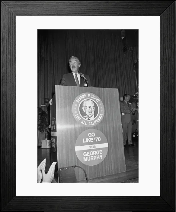 Framed Print : 1970 United States Senate Elections Rally Framed Print : 1970 United States Senate Elections Rally