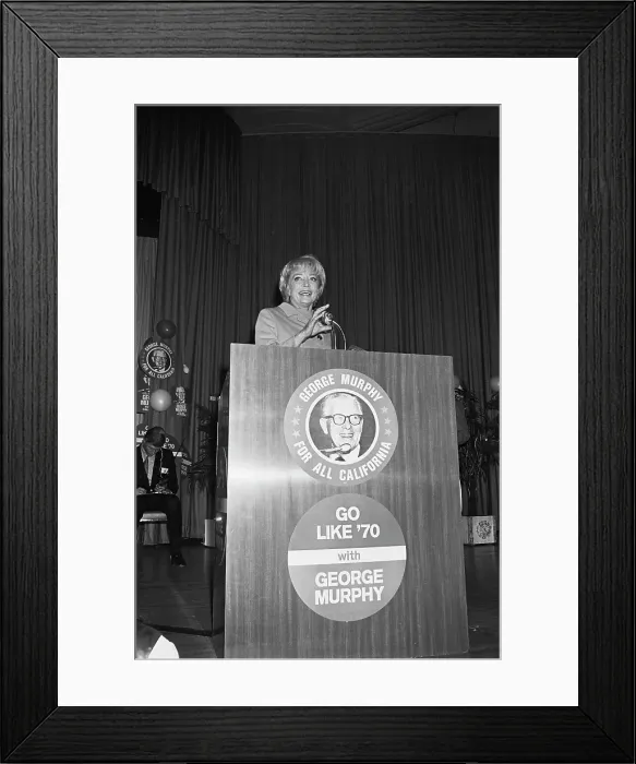Framed Print : 1970 United States Senate Elections Rally Framed Print : 1970 United States Senate Elections Rally