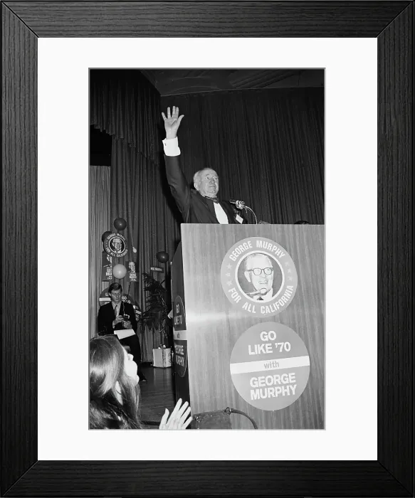 Framed Print : 1970 United States Senate Elections Rally