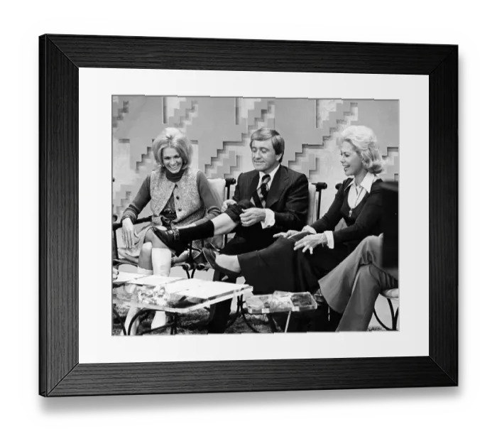 Framed Print : Angie Dickinson and Dinah Shore On The Merv Griffin Show Framed Print : Angie Dickinson and Dinah Shore On The Merv Griffin Show