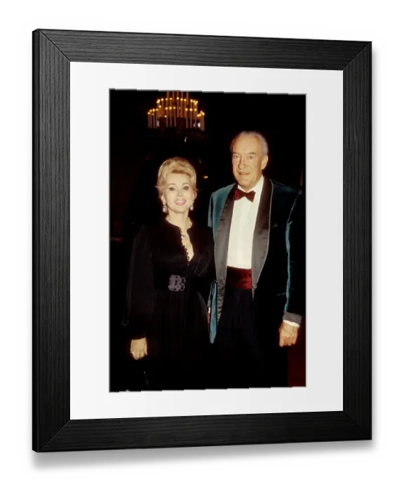 Zsa Zsa Gabor at George Sanders Wedding Print - 1970. Art Prints