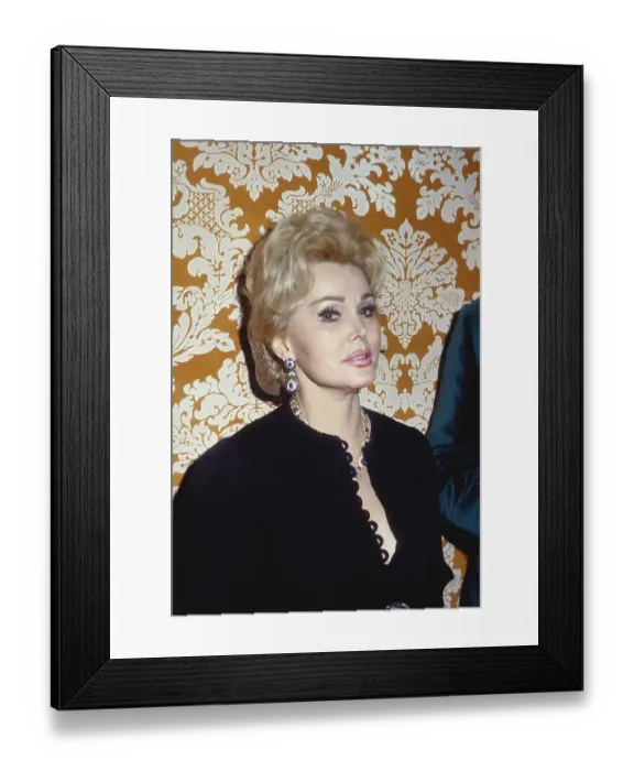Framed Print : Zsa Zsa Gabor