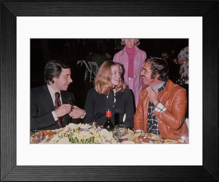 Framed Print : Peter Bogdanovich, Cybill Shepherd & Burt Reynolds Framed Print : Peter Bogdanovich, Cybill Shepherd & Burt Reynolds