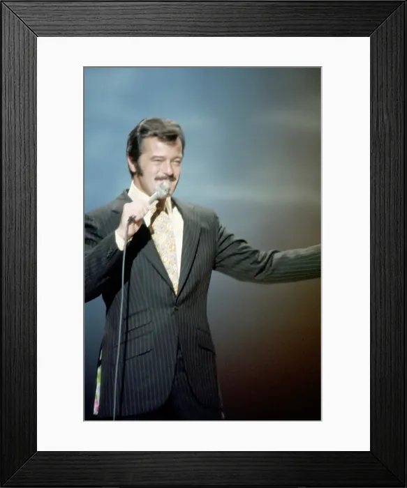 Framed Print : Robert Goulet Performing Framed Print : Robert Goulet Performing