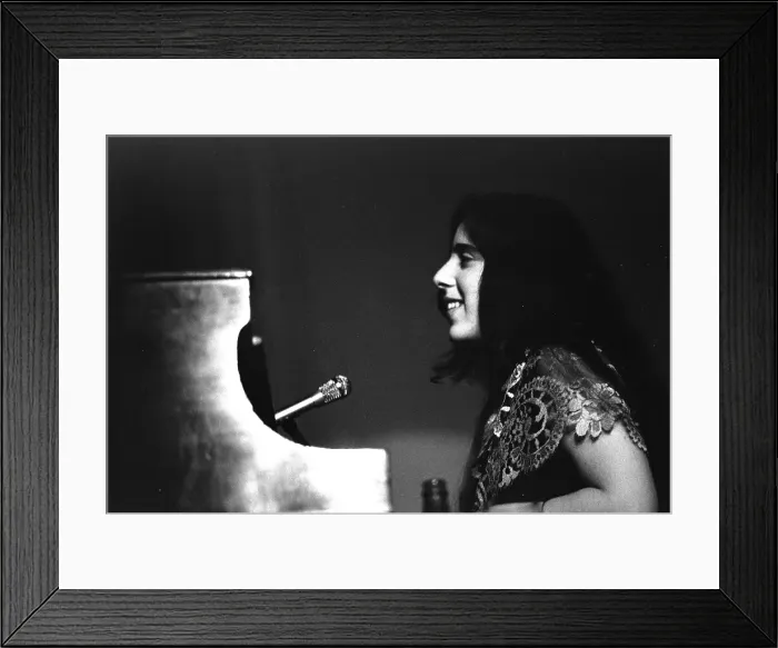 Framed Print : Laura Nyro Performing Framed Print : Laura Nyro Performing