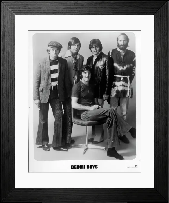 Framed Print : Beach Boys Portrait Framed Print : Beach Boys Portrait