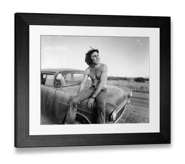 Framed Print : Dennis Wilson In Two-Lane Blacktop Framed Print : Dennis Wilson In Two-Lane Blacktop
