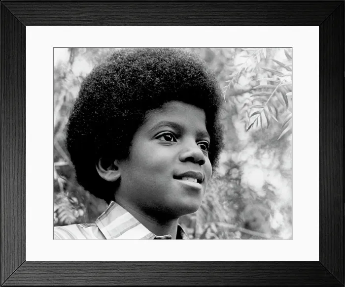 Framed Print : Portrait Of Jackson 5 Singer Framed Print : Portrait Of Jackson 5 Singer