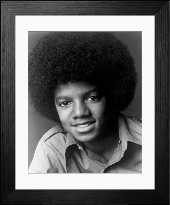 Framed Print : Portrait Of Jackson 5 Singer Framed Print : Portrait Of Jackson 5 Singer