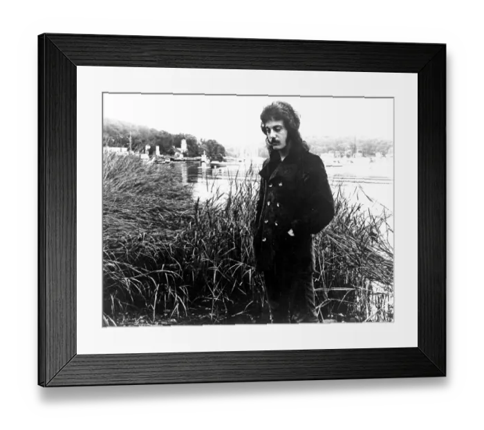 Framed Print : Early Billy Joel Portrait Framed Print : Early Billy Joel Portrait