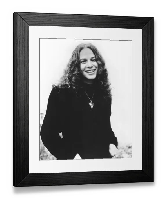 Framed Print : Carole King Portrait Framed Print : Carole King Portrait