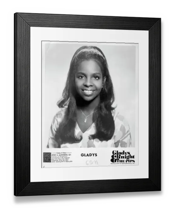 Framed Print : Gladys Knight Portrait Framed Print : Gladys Knight Portrait