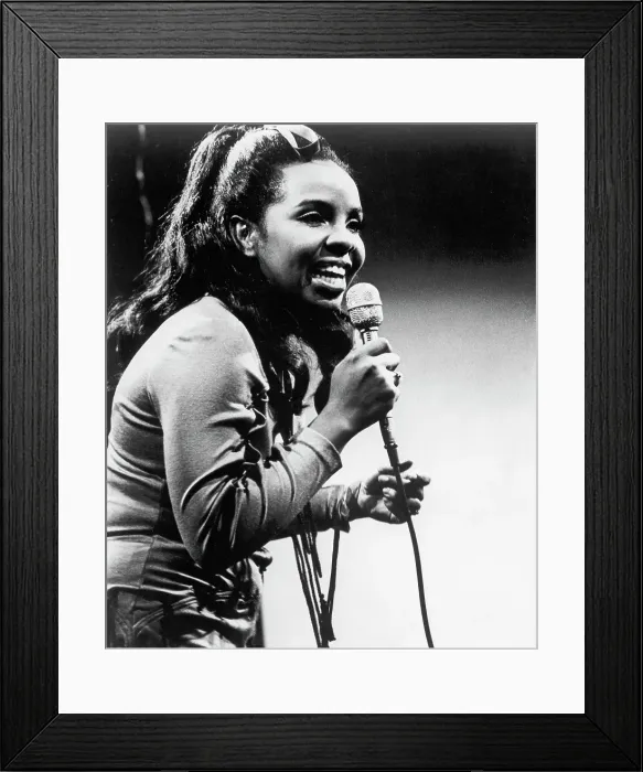 Framed Print : Gladys Knight Performing Framed Print : Gladys Knight Performing