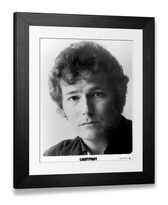 Framed Print : Gordon Lightfoot Portrait Framed Print : Gordon Lightfoot Portrait