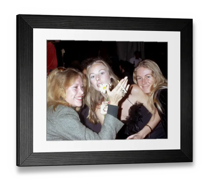 Framed Print : Gram Parsons Wife At A Party Framed Print : Gram Parsons Wife At A Party