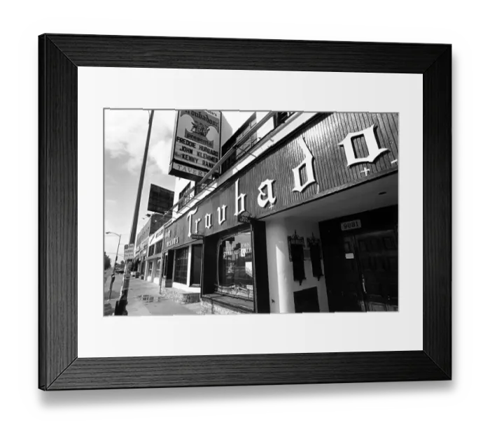 Framed Print : Doug Weston's Troubadour Framed Print : Doug Weston's Troubadour