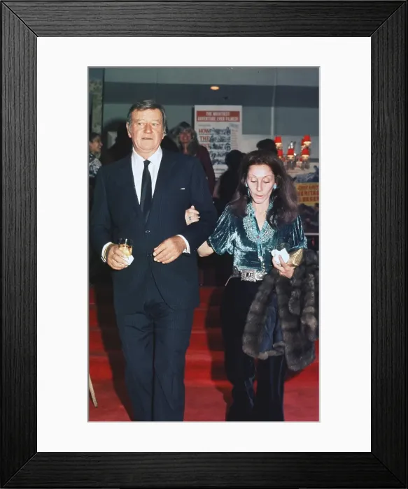 Framed Print : John Wayne On The Town Framed Print : John Wayne On The Town