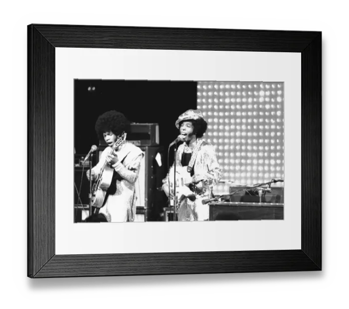 Framed Print : Sly And The Family Stone On The Midnight Special Framed Print : Sly And The Family Stone On The Midnight Special