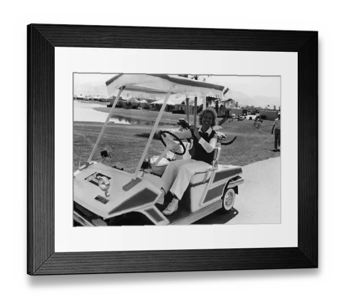Framed Print : Dinah Shore Playing Golf Framed Print : Dinah Shore Playing Golf