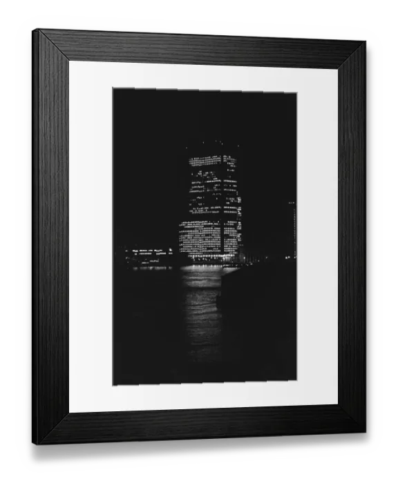Framed Print : New York At Night