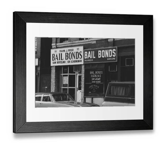 Framed Print : Russo Bail Bonds Framed Print : Russo Bail Bonds