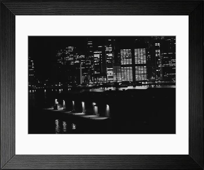 Framed Print : New York At Night