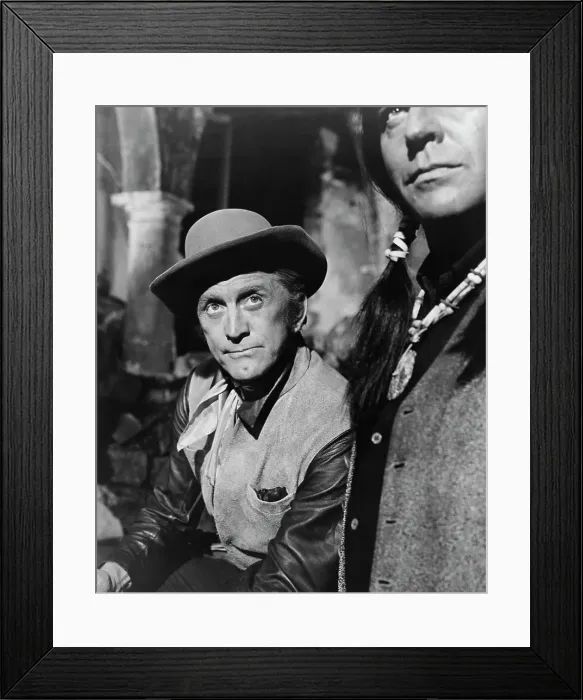 Framed Print : Kirk Douglas In A Gunfight Framed Print : Kirk Douglas In A Gunfight