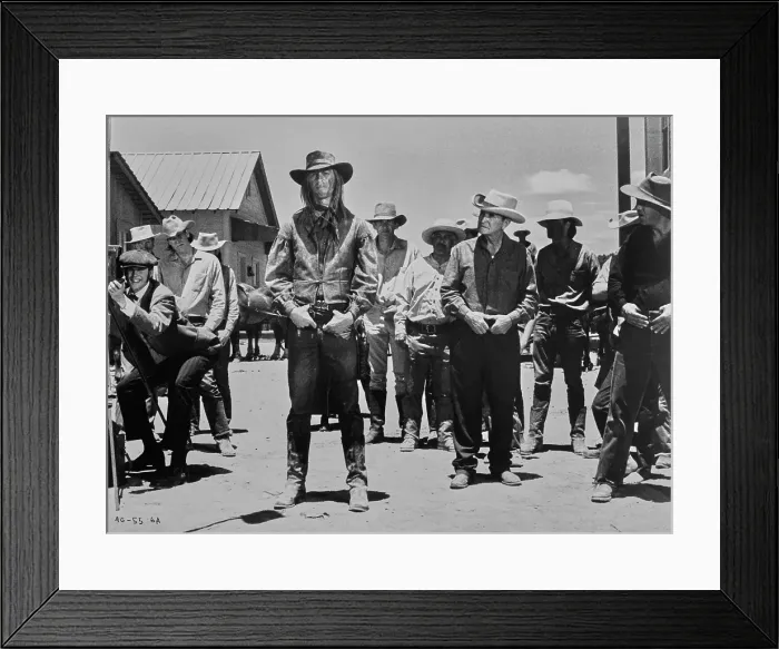 Framed Print : A Gunfight On Set Framed Print : A Gunfight On Set