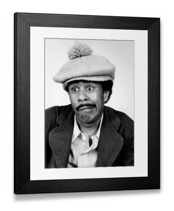 Framed Print : Richard Pryor Portrait Session Framed Print : Richard Pryor Portrait Session