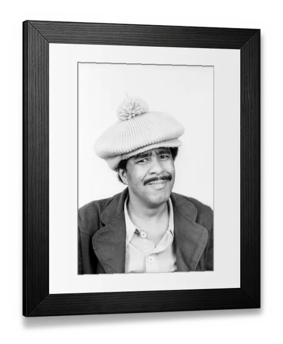 Framed Print : Richard Pryor Portrait Session Framed Print : Richard Pryor Portrait Session