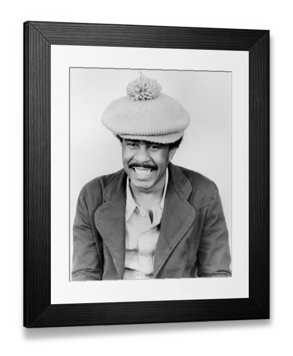 Framed Print : Richard Pryor Portrait Session
