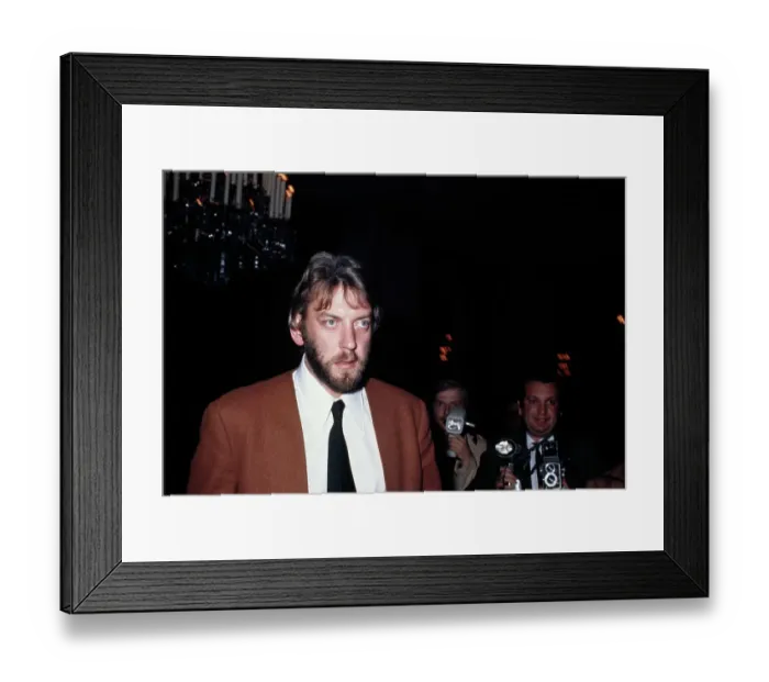 Framed Print : Donald Sutherland, Canadian Actor Framed Print : Donald Sutherland, Canadian Actor