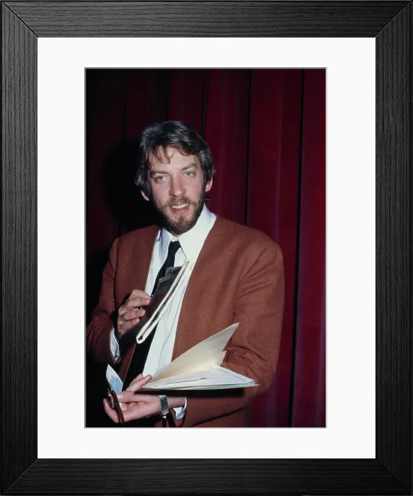 Framed Print : Donald Sutherland, Canadian Actor Framed Print : Donald Sutherland, Canadian Actor