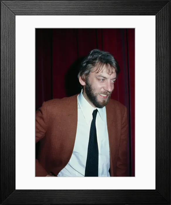 Framed Print : Donald Sutherland, Canadian Actor Framed Print : Donald Sutherland, Canadian Actor