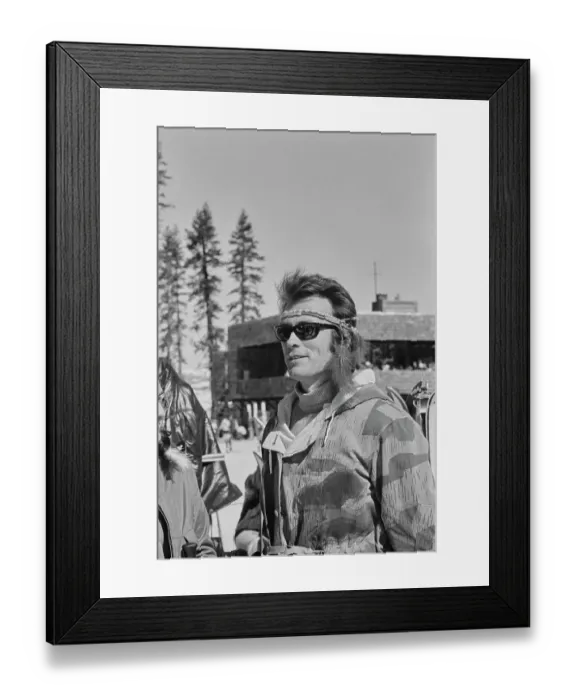 Framed Print : Celebrity Ski Race