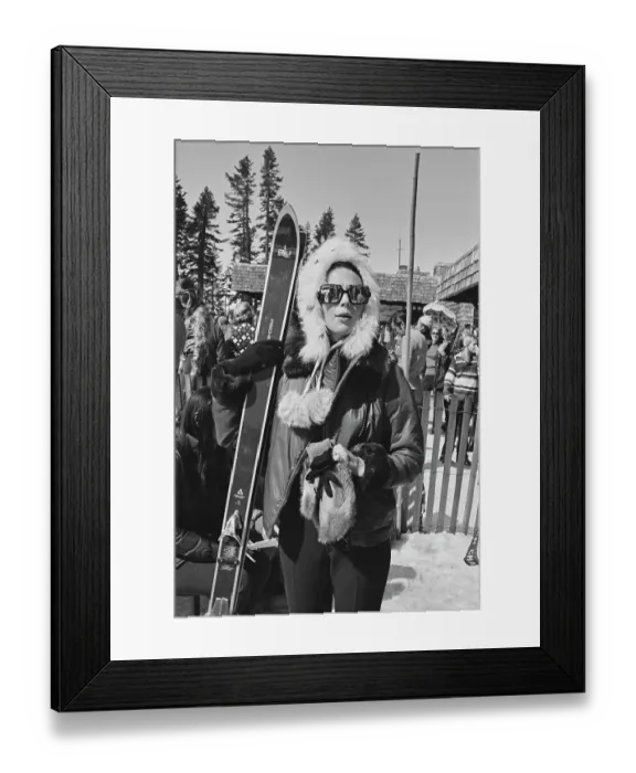 Framed Print : Celebrity Ski Race Framed Print : Celebrity Ski Race